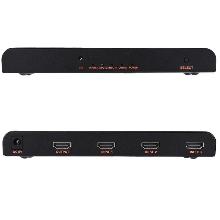 Lisslune | 3X1 4K/60Hz HDMI 2.0 Switch with Remote Control, EU Plug