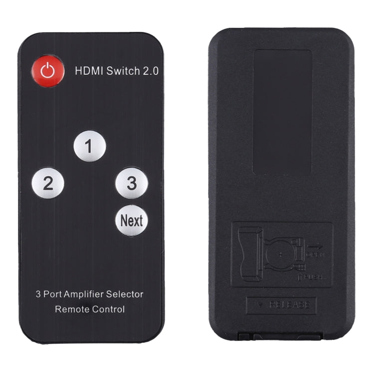 Lisslune | 3X1 4K/60Hz HDMI 2.0 Switch with Remote Control, EU Plug