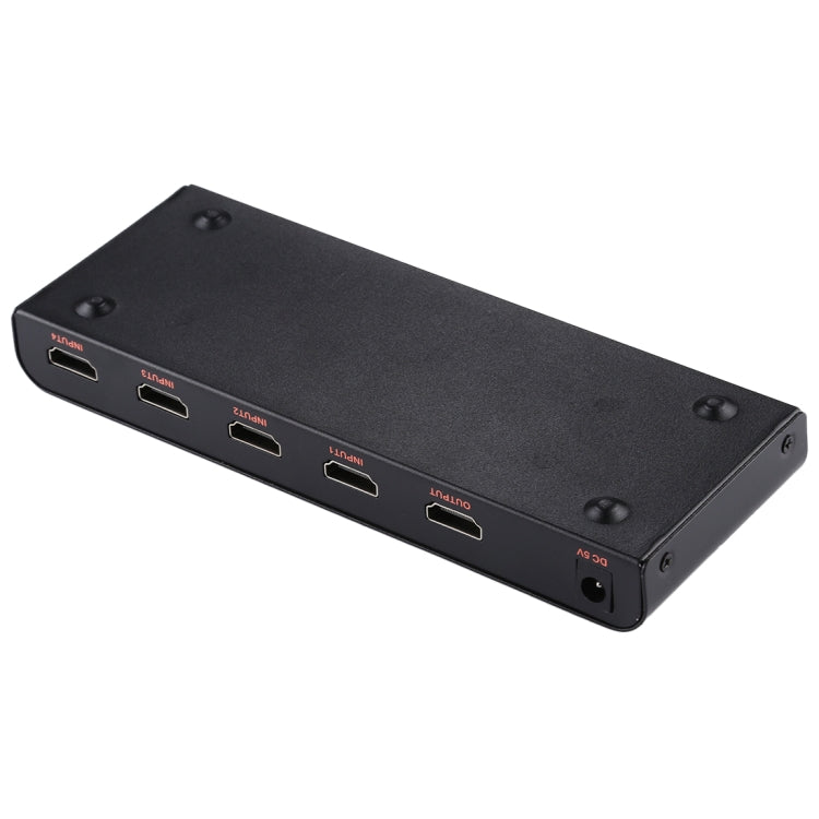 Lisslune | 4X1 4K/60Hz HDMI 2.0 Switch with Remote Control, EU Plug