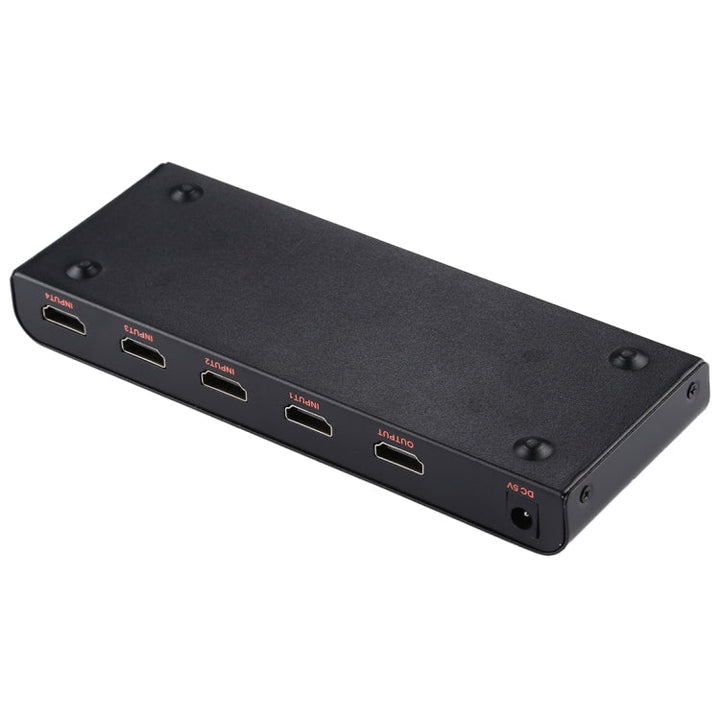 Lisslune | 4X1 4K/60Hz HDMI 2.0 Switch with Remote Control, EU Plug