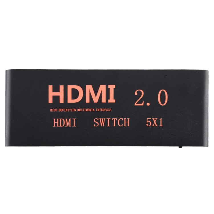Lisslune | 5X1 4K/60Hz HDMI 2.0 Switch with Remote Control, EU Plug