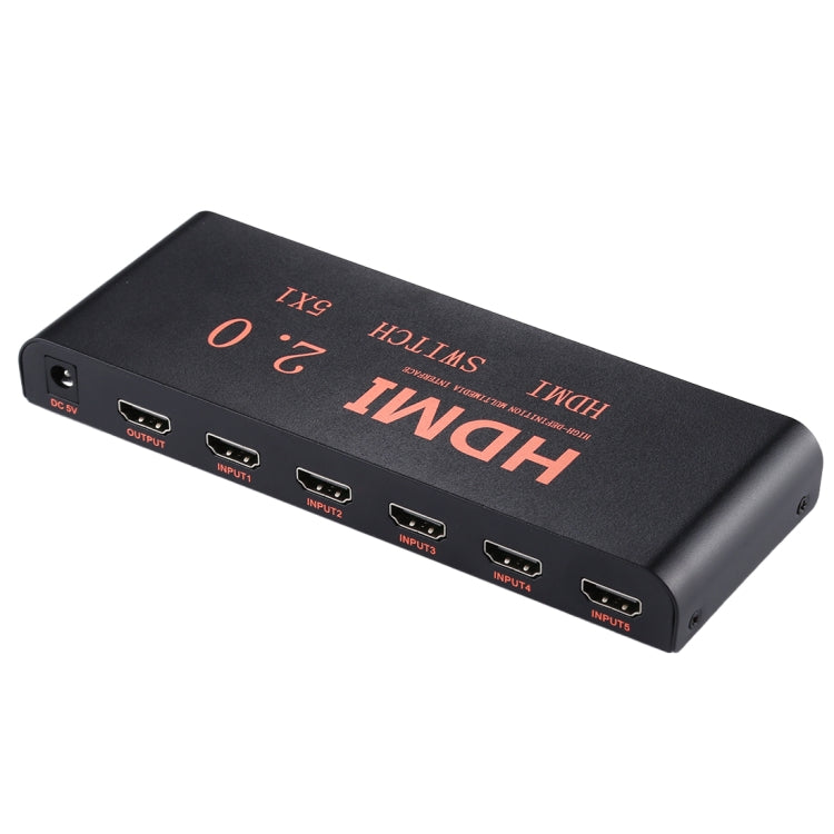 Lisslune | 5X1 4K/60Hz HDMI 2.0 Switch with Remote Control, EU Plug