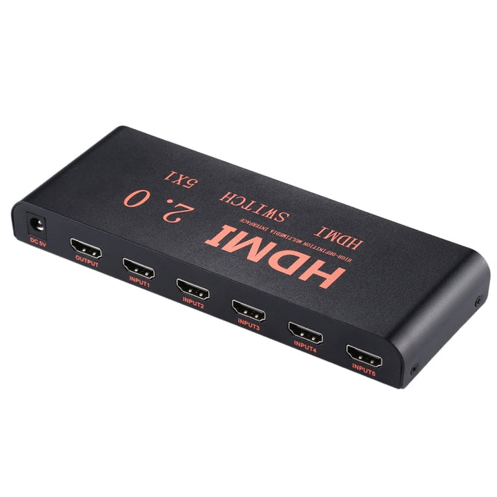 Lisslune | 5X1 4K/60Hz HDMI 2.0 Switch with Remote Control, EU Plug