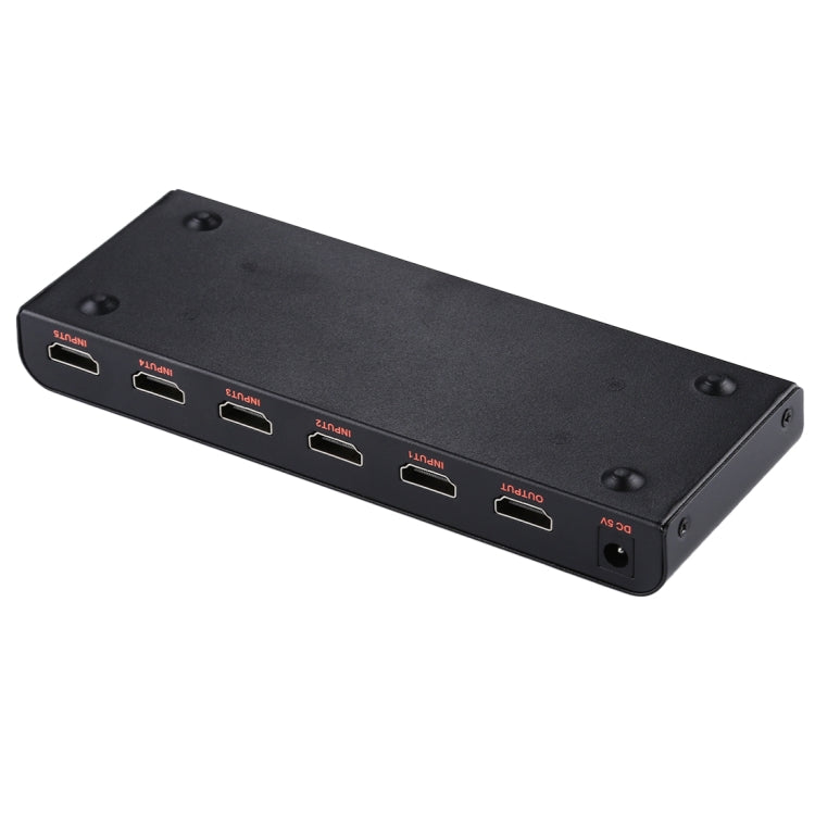 Lisslune | 5X1 4K/60Hz HDMI 2.0 Switch with Remote Control, EU Plug