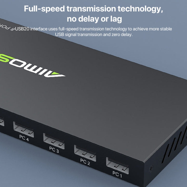 Lisslune | AIMOS AM-KM804 USB 8 In 4 Out Switch