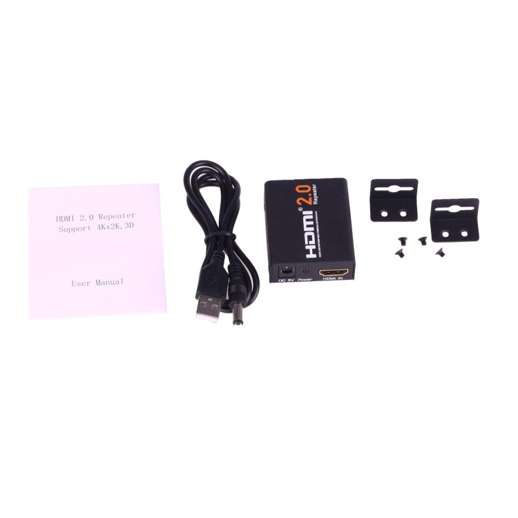 Lisslune | 2160P Full HD HDMI 2.0 Amplifier Repeater, Support 4K x 2K, 3D