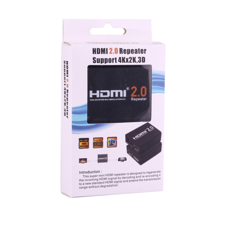 Lisslune | 2160P Full HD HDMI 2.0 Amplifier Repeater, Support 4K x 2K, 3D