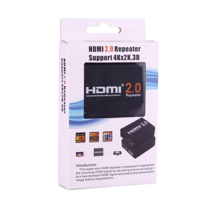 Lisslune | 2160P Full HD HDMI 2.0 Amplifier Repeater, Support 4K x 2K, 3D