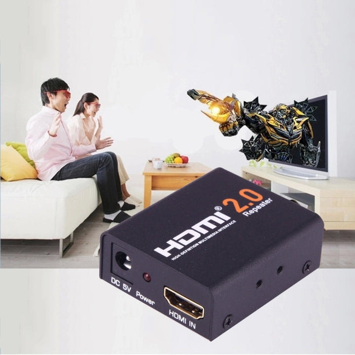 Lisslune | 2160P Full HD HDMI 2.0 Amplifier Repeater, Support 4K x 2K, 3D