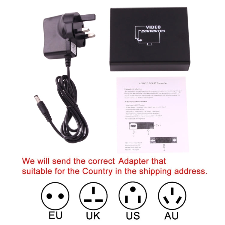 Lisslune | NEWKENG C8 HDMI to SCART Video Converter