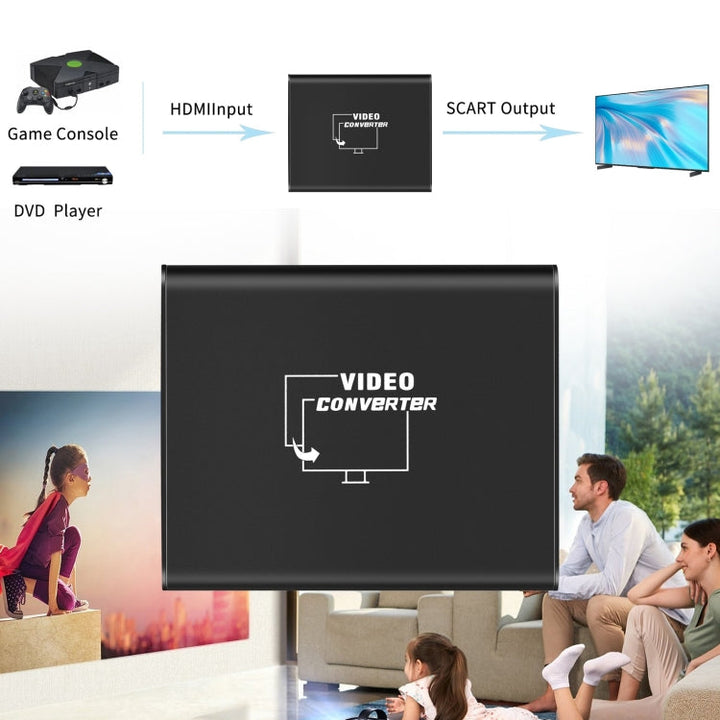 Lisslune | NEWKENG C8 HDMI to SCART Video Converter