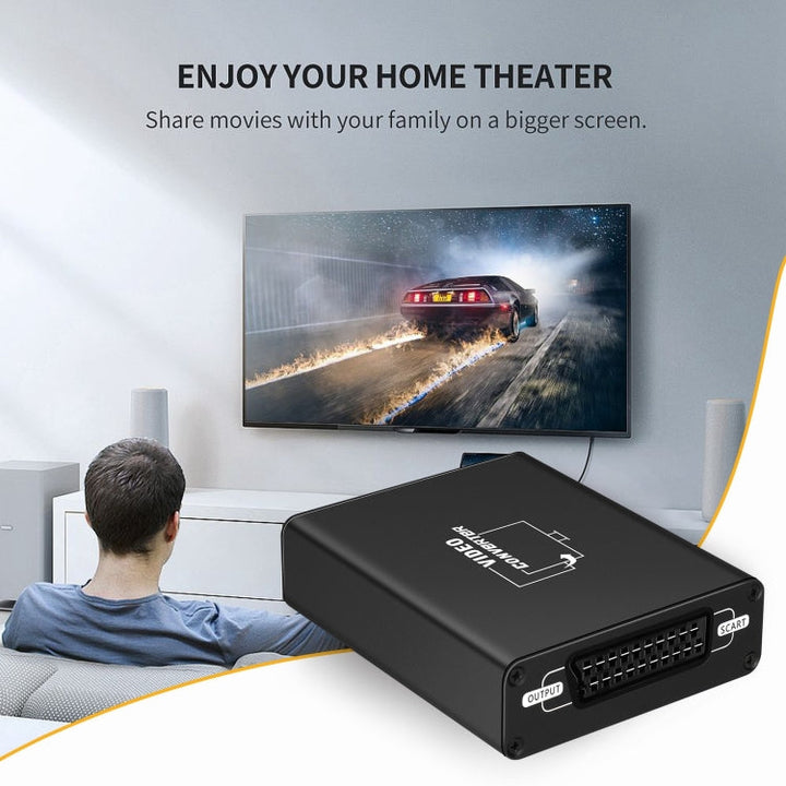 Lisslune | NEWKENG C8 HDMI to SCART Video Converter