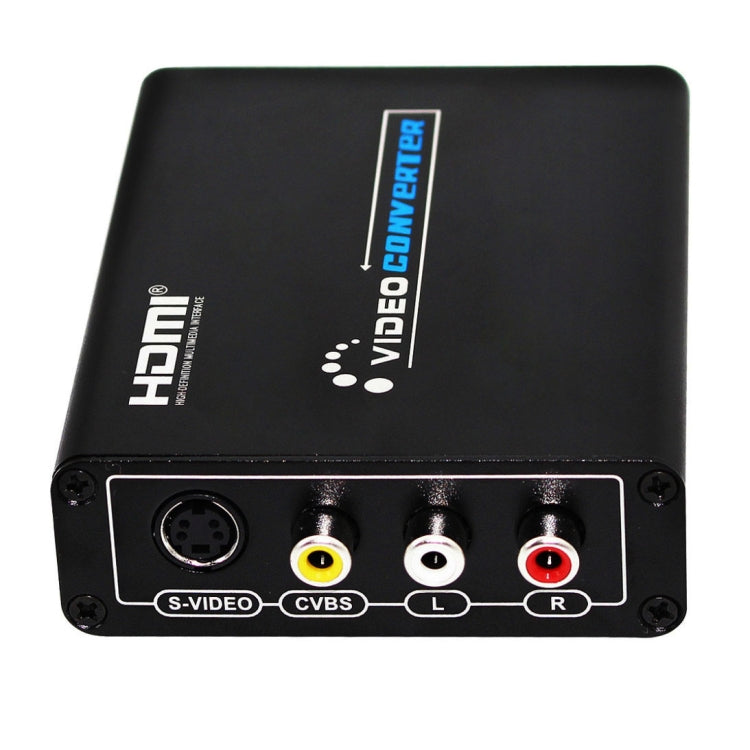 Lisslune | HDMI to Composite / AV S-Video Converter RCA CVBS/L/R Video Converter Adapter, UK Plug