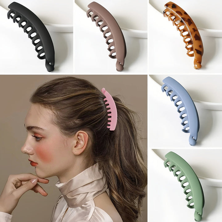Lisslune | Large Banana non-slip hair clips