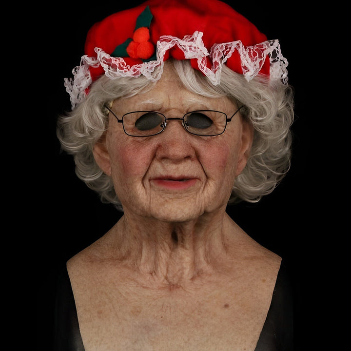 Lisslune | Realistic Old Man Mask – Halloween and Cosplay Latex Mask with Movable Mouth