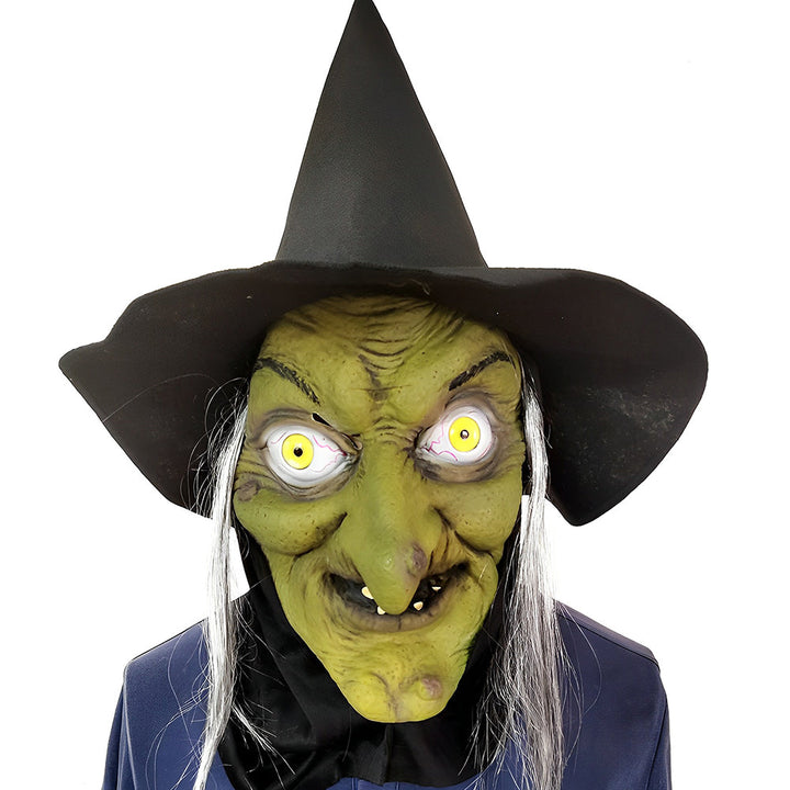 Lisslune | Realistic Old Man Mask – Halloween and Cosplay Latex Mask with Movable Mouth