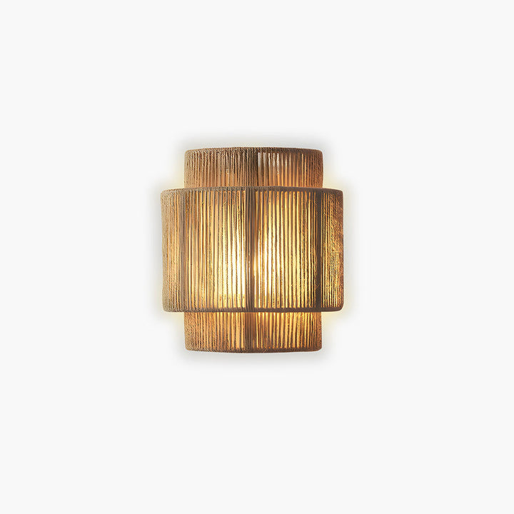 Lisslune | Japanese-Inspired Minimalist LED Wall Light – Natural Rope Design & Warm Ambient Lighting