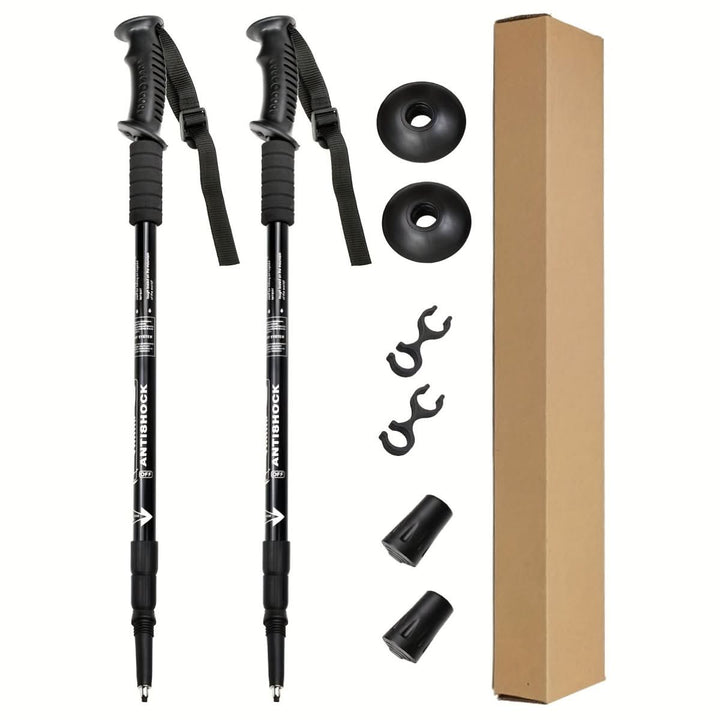 Lisslune | Adjustable Aluminum Trekking Poles for Safe Hiking