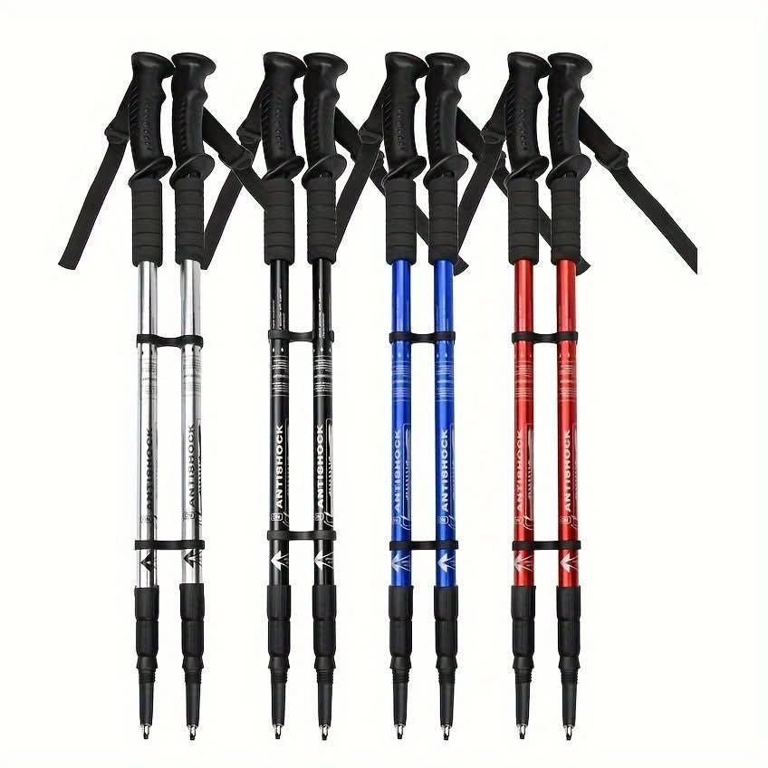 Lisslune | Adjustable Aluminum Trekking Poles for Safe Hiking