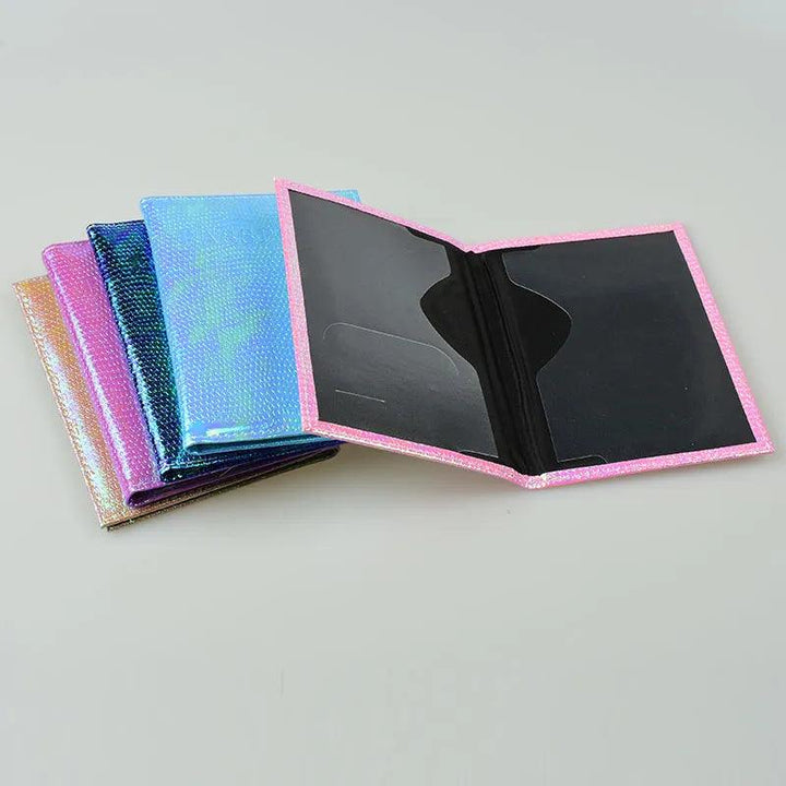 Lisslune | Stylish PU Leather Passport Holder with Charming English Word Designs - Essential Travel Companion