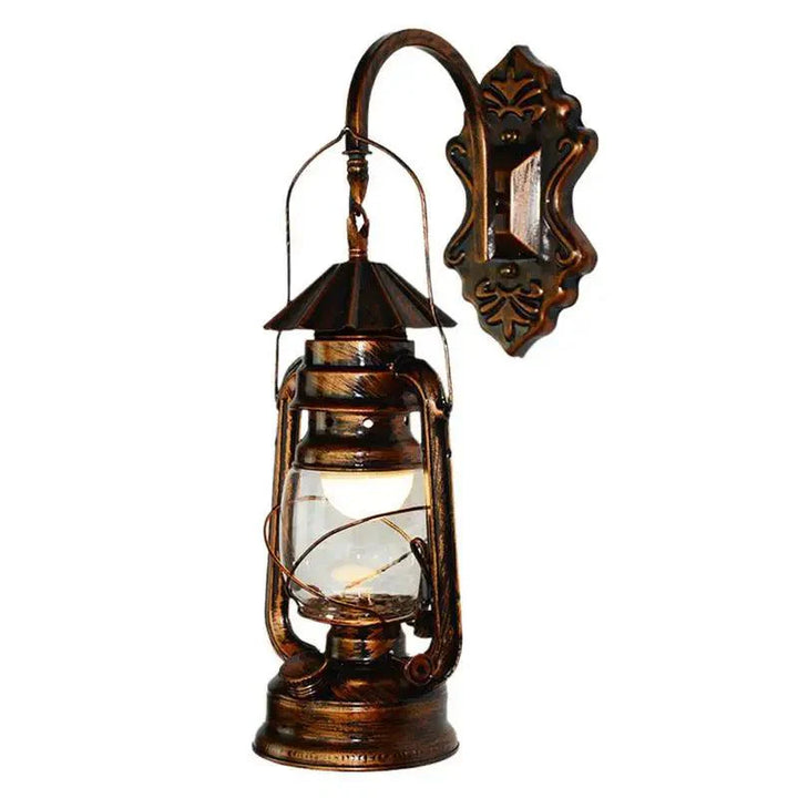 Lisslune | Retro Antique Copper Wall Lantern Sconces - Add Timeless Elegance to Your Home