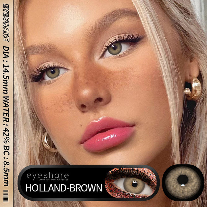 Rynx Holland Brown 1 Day Use I 14.5mm, 10 Pieces=5 Pairs