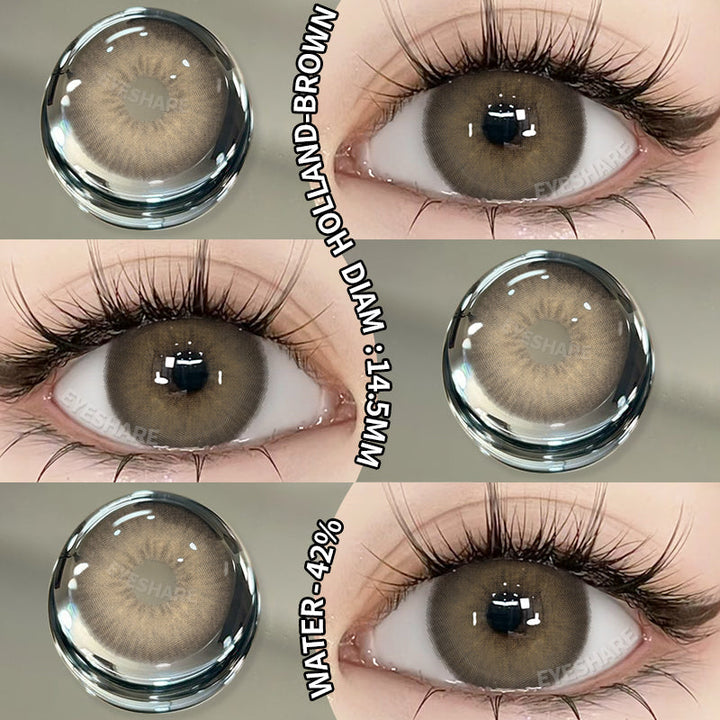 Rynx Holland Brown 1 Day Use I 14.5mm, 10 Pieces=5 Pairs