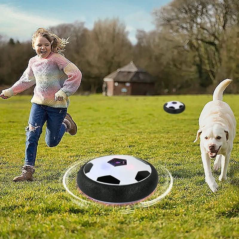 Lisslune | Floating soccer ball for indoor & outdoor use with soft protective edge