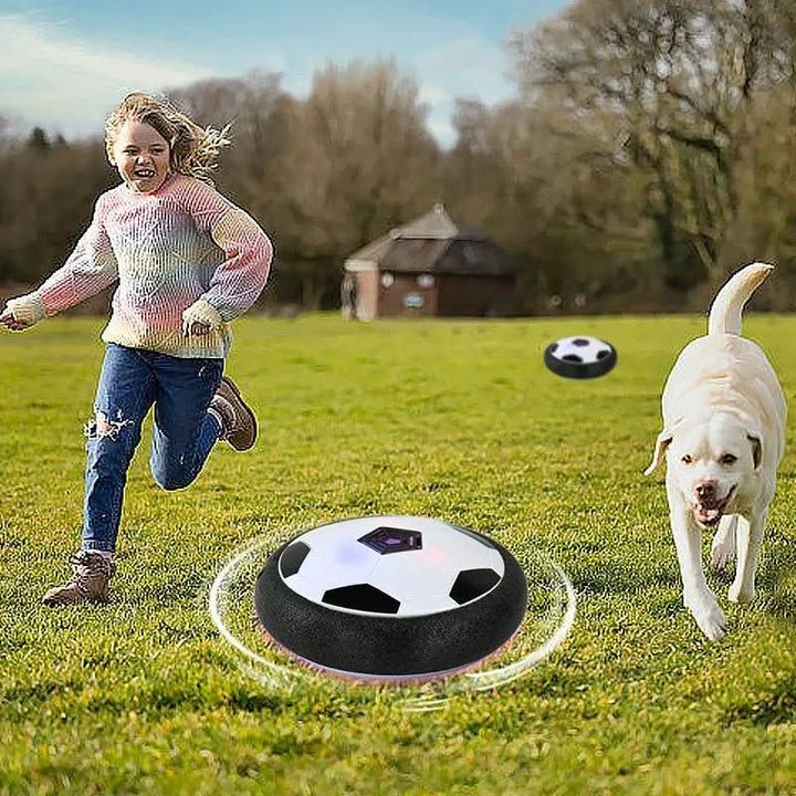 Lisslune | Floating soccer ball for indoor & outdoor use with soft protective edge