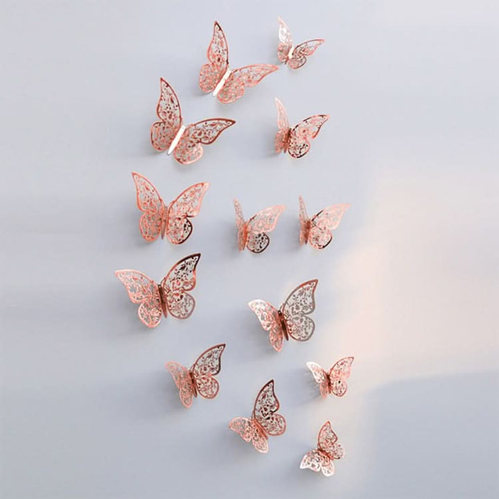 Lisslune | 3D Butterfly Wall Stickers for Wedding and Home Decor