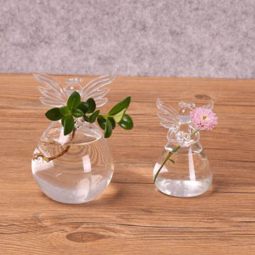 Lisslune | Angel Time Transparent Glass Vase