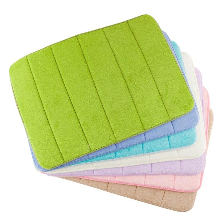 Lisslune | Flannel absorbent non-slip bath mat