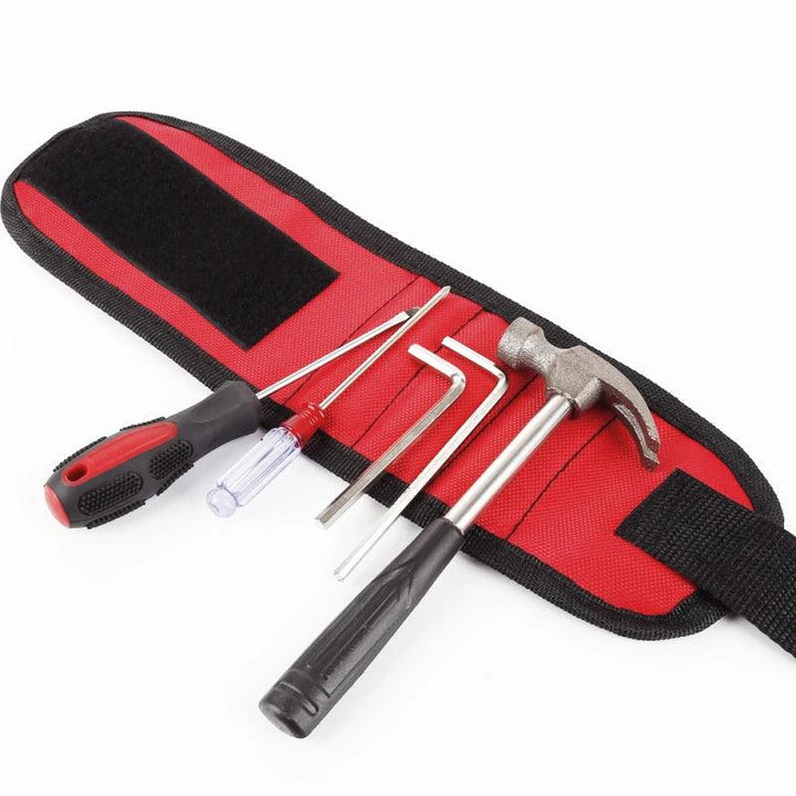 Lisslune | Magnetic Tool Organizer with Wrist Strap and Storage Bag for DIY and Electrical Work