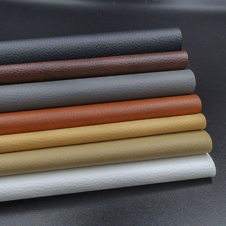 Lisslune | Colorful Spectrum Faux Leather Craft Collection - 7-Piece Set