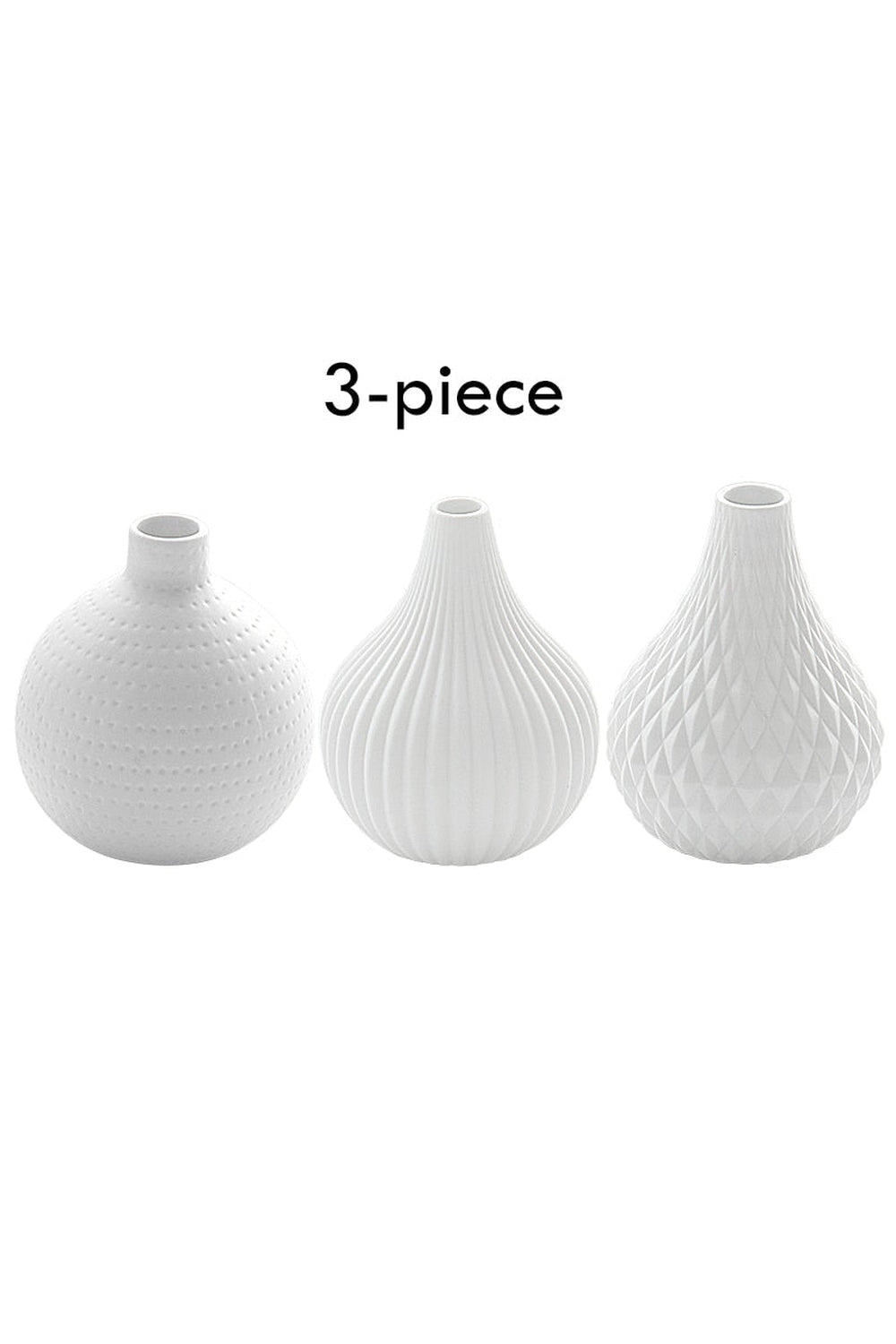 Lisslune | white matte vases
