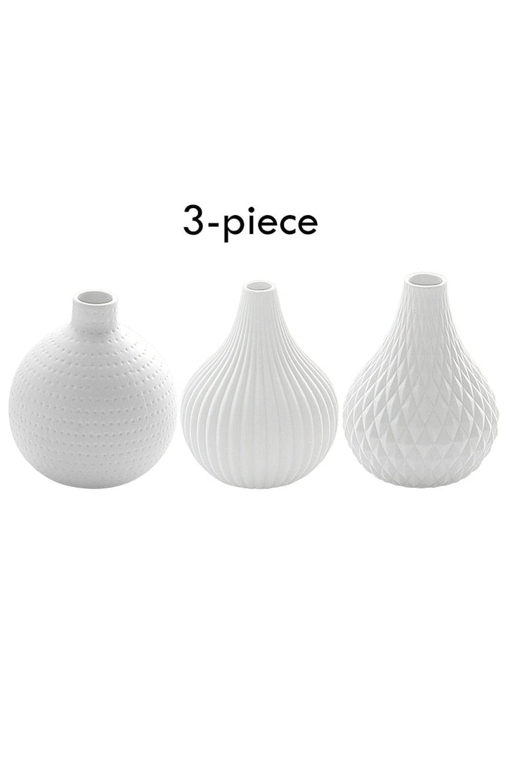 Lisslune | white matte vases