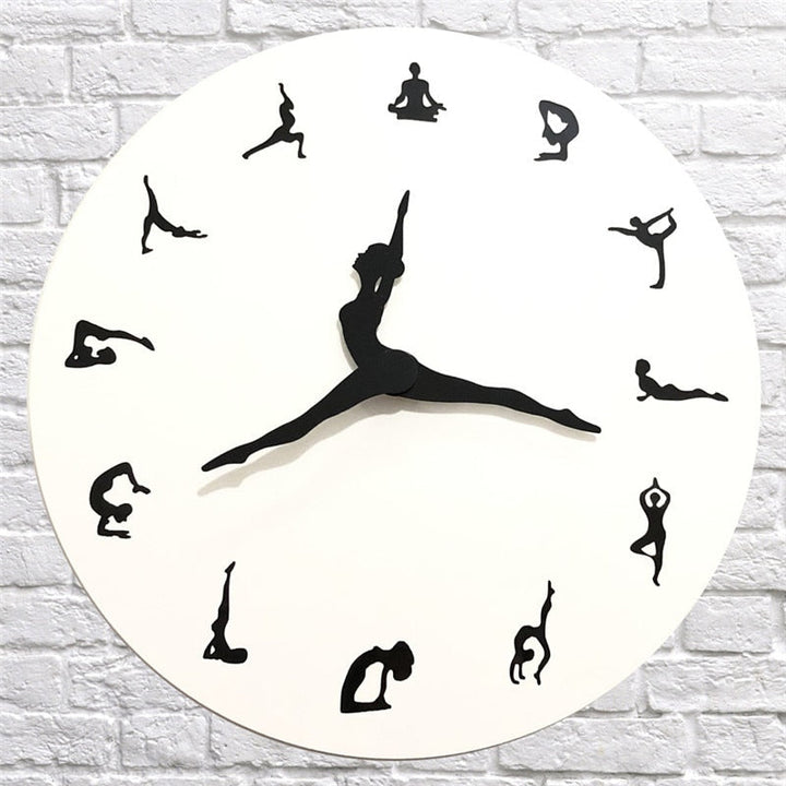 Lisslune | Yoga Time Decorative Wall Clock