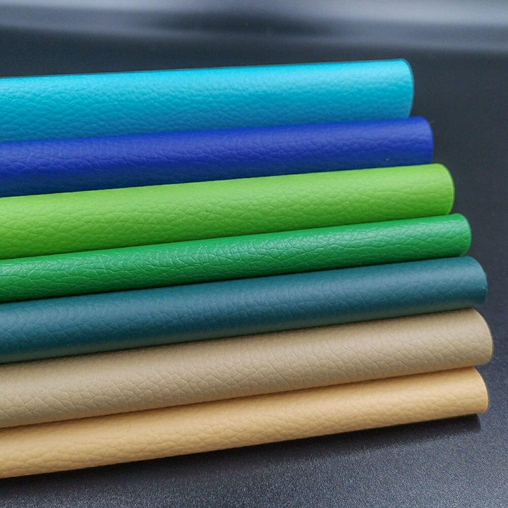 Lisslune | Colorful Spectrum Faux Leather Craft Collection - 7-Piece Set