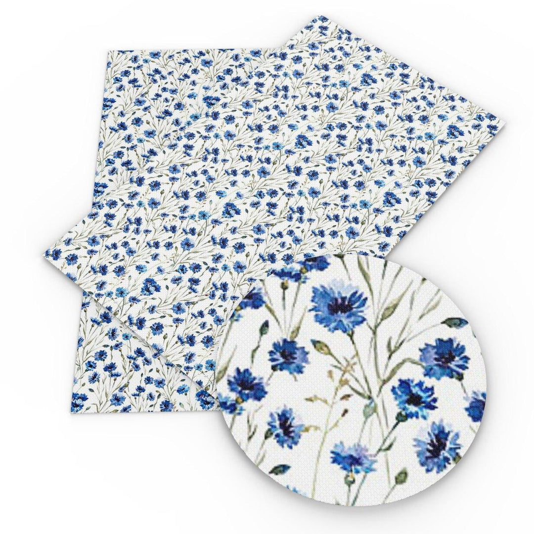 Lisslune | Elevate your DIY creations with luxury floral synthetic leather fabric