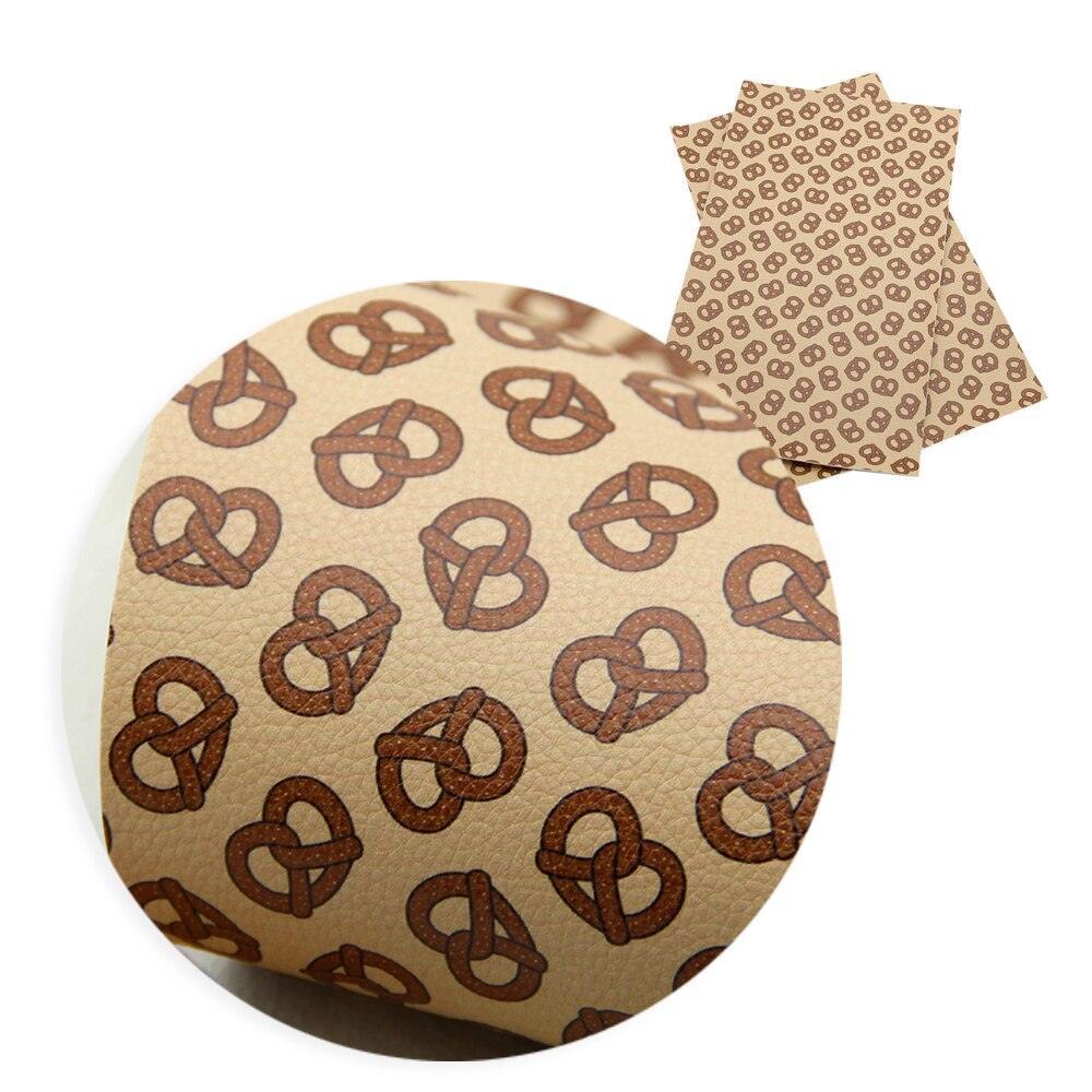 Lisslune | Elegant Floral Pattern Synthetic Leather Craft Material - 20*33cm Premium Quality for Creative Projects