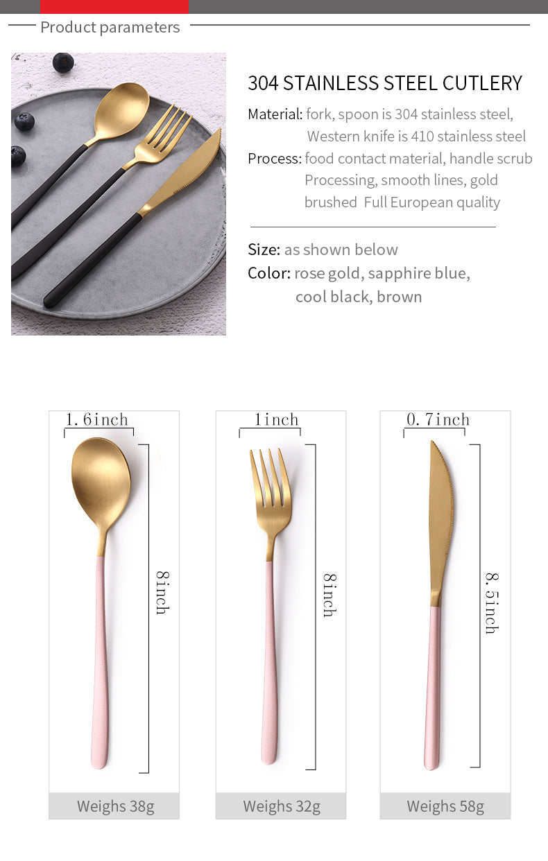 Lisslune | Stainless Steel Elegant Table Tableware