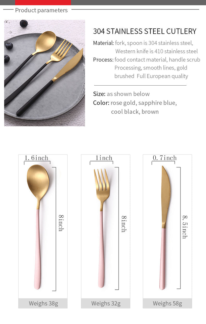 Lisslune | Stainless Steel Elegant Table Tableware