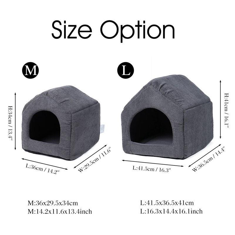 Lisslune | Luxurious 2-in-1 Cozy Pet Retreat for Comfort and Style