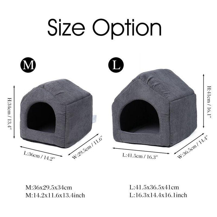 Lisslune | Luxurious 2-in-1 Cozy Pet Retreat for Comfort and Style