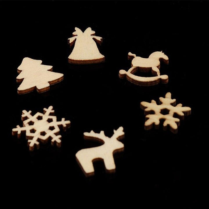 Lisslune | Christmas Table Decoration made of Wood (100 pieces)