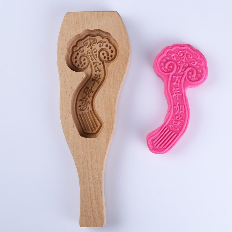 Lisslune | 3D Wooden Baking Decorative Molds