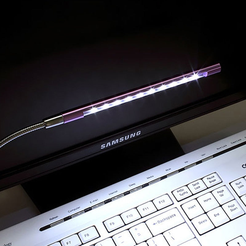 Lisslune | LumoBeam Flexible LED Keyboard Light for Desk or Laptop