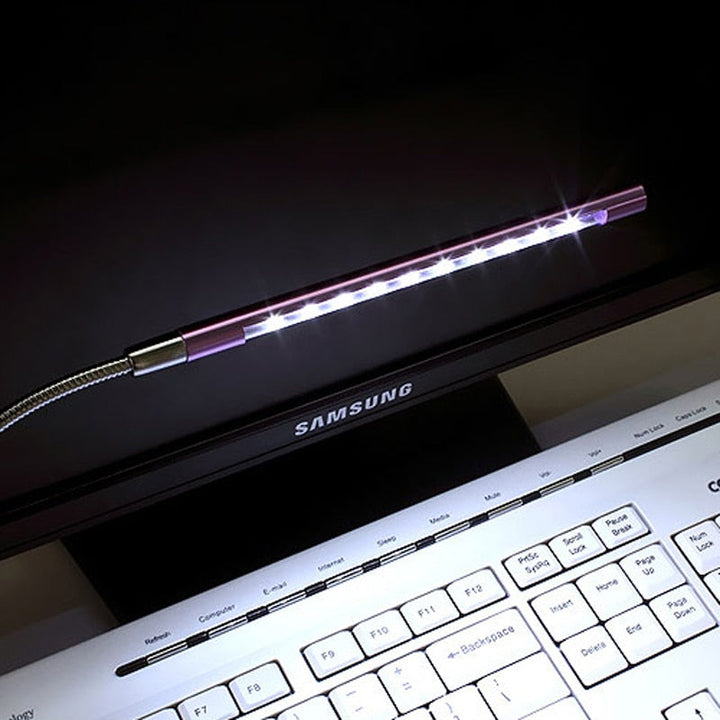 Lisslune | LumoBeam Flexible LED Keyboard Light for Desk or Laptop