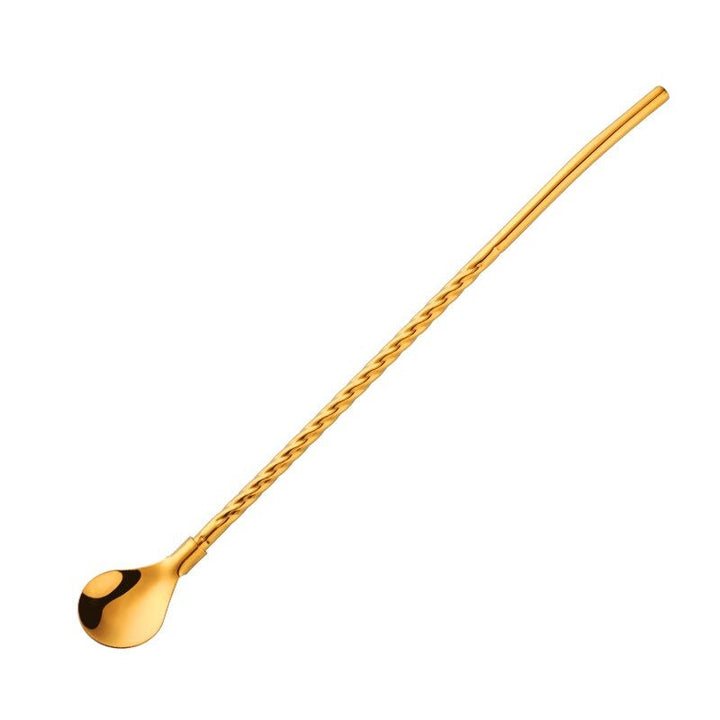 Lisslune | Reusable Long Handle Spoon Straw
