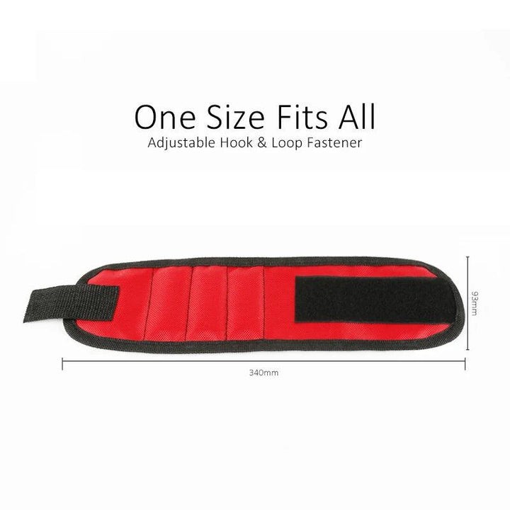 Lisslune | Magnetic Tool Organizer with Wrist Strap and Storage Bag for DIY and Electrical Work